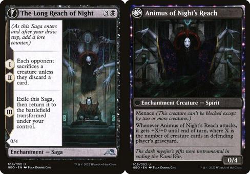 The Long Reach of Night // Animus of Night's Reach - Foil