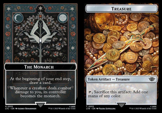 The Monarch (0015) // Treasure (0012) Double-Sided Token