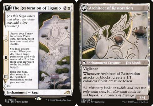The Restoration of Eiganjo // Architect of Restoration - Foil
