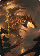The Fall of Kroog (20/81) Art Card (ABRO) - Gold-Stamped Signature