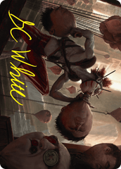 The Jolly Balloon Man (18/54) Art Card (ADSK) - Gold-Stamped Signature