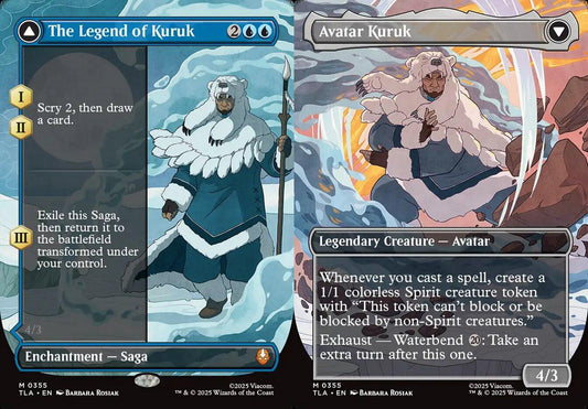 The Legend of Kuruk // Avatar Kuruk (0355) (Borderless) (TLA) - Foil
