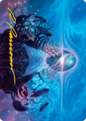 The Endstone (28/54) Art Card - Gold-Stamped Signature