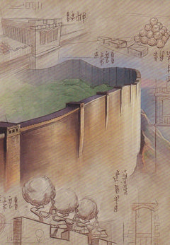 The Walls of Ba Sing Se (38/54) Art Card tla