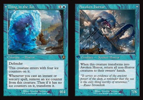 Thing in the Ice // Awoken Horror (0460) (Retro Frame) - Foil