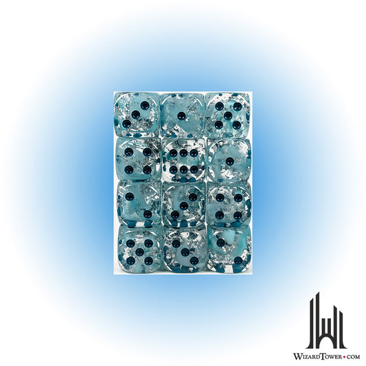 Dice Set - Arctic Blast 18mm d6 12ct