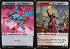 Thopter (0019) // Warrior (0015) Double-Sided Token - Foil