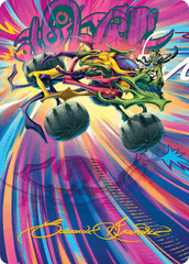 Thunderous Velocipede (43/54) Art Card (ADFT) - Gold-Stamped Signature