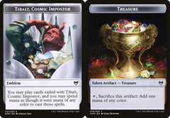 Tibalt, Cosmic Impostor Emblem (021) // Treasure (019) Double-Sided Token - Foil