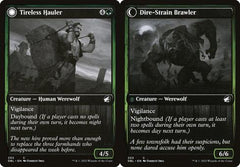 Tireless Hauler // Dire-Strain Brawler - Foil