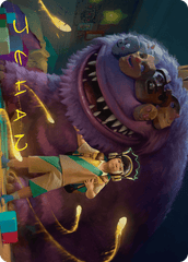 Toby, Beastie Befriender (01/54) Art Card (ADSK) - Gold-Stamped Signature