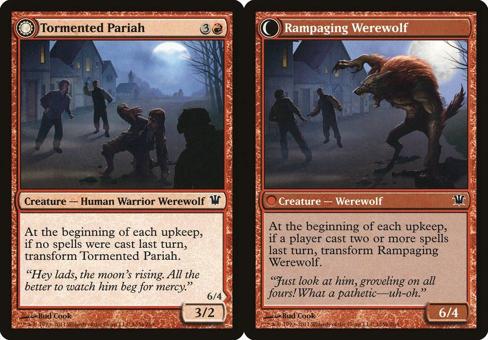 Tormented Pariah // Rampaging Werewolf - Foil