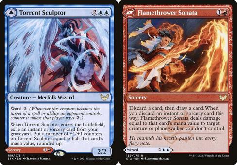 Torrent Sculptor // Flamethrower Sonata - Foil