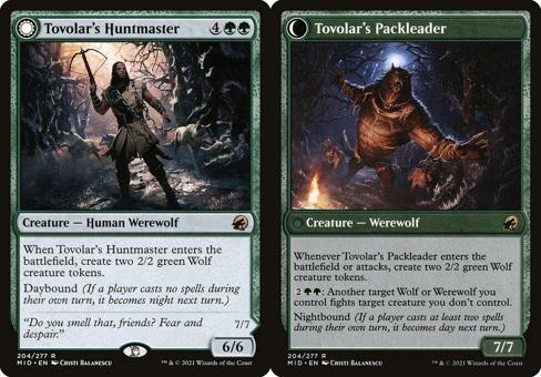 Tovolar's Huntmaster // Tovolar's Packleader - Foil