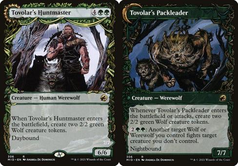 Tovolar's Huntmaster // Tovolar's Packleader (306) (Showcase)