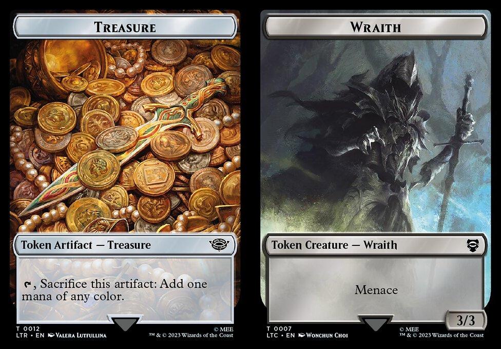 Treasure (0012) // Wraith (0007) Double-Sided Token