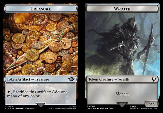 Treasure (0012) // Wraith (0007) Double-Sided Token