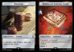 Treasure (0018) // Wasteland Survival Guide (0020) Double-Sided Token - Foil