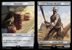 Treasure (0018) // Zombie Mutant (0007) Double-Sided Token - Foil
