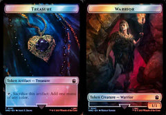 Treasure (0061) // Warrior (0041) Double-Sided Token - Surge Foil