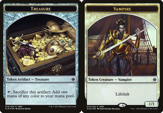 Treasure (010) // Vampire (010) Double-Sided Token - Foil