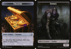 Treasure (015) // Zombie (009) Double-Sided Token - Foil