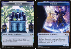 Treasure (016) // Wizard (005) Double-Sided Token - Foil