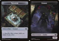 Treasure (018) // Zombie (008) Double-Sided Token - Foil
