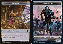 Treasure (021) // Zombie Army (007) Double-Sided Token - Foil