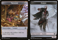 Treasure (021) // Zombie (006) Double-Sided Token - Foil