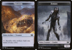 Treasure (022) // Zombie (012) Double-Sided Token - Foil