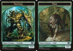 Treefolk (025) // Wolf (026) Double-Sided Token