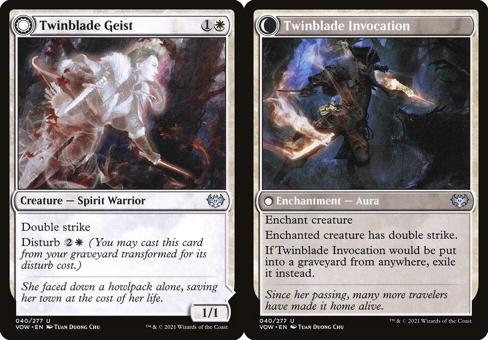 Twinblade Geist // Twinblade Invocation - Foil