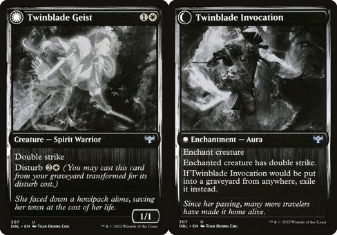 Twinblade Geist // Twinblade Invocation - Foil