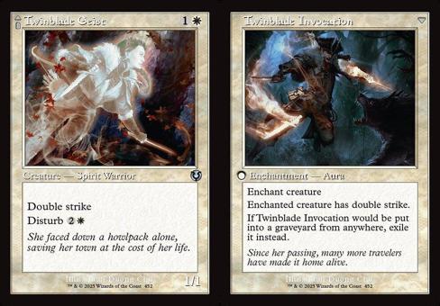 Twinblade Geist // Twinblade Invocation (0452) (Retro Frame)