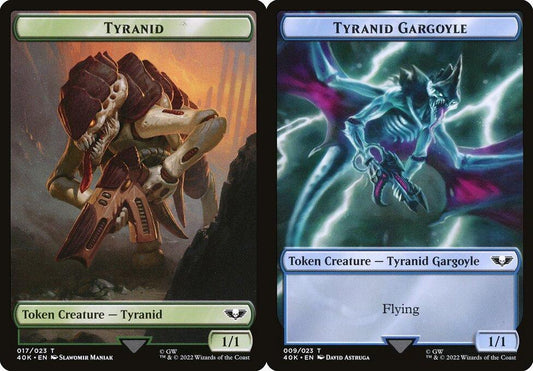 Tyranid (017) // Tyranid Gargoyle (009) Double-Sided Token - Surge Foil