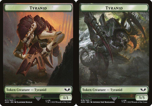 Tyranid (017) // Tyranid (018) Double-Sided Token