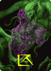 Tyvar, the Pummeler (41/54) Art Card (ADSK) - Gold-Stamped Signature