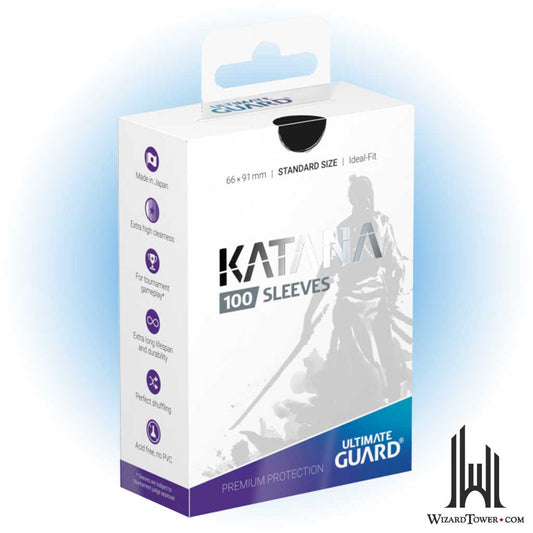 Deck Protectors - Katana Black 100ct