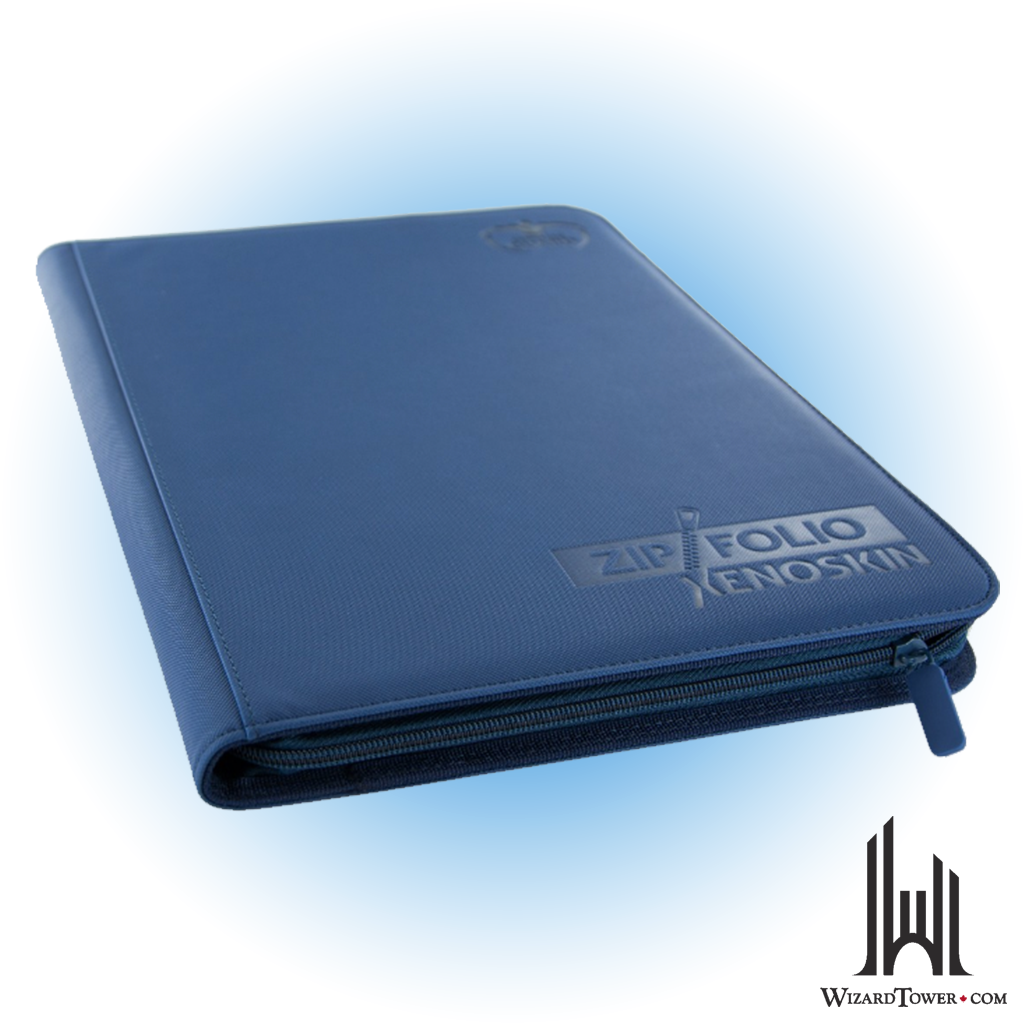 Binder - Zipfolio Xenoskin Blue 9-Pocket
