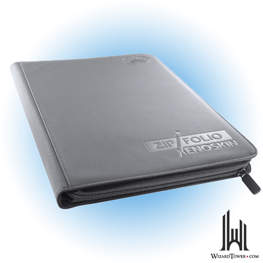 Binder - Zipfolio Xenoskin Grey 9-Pocket