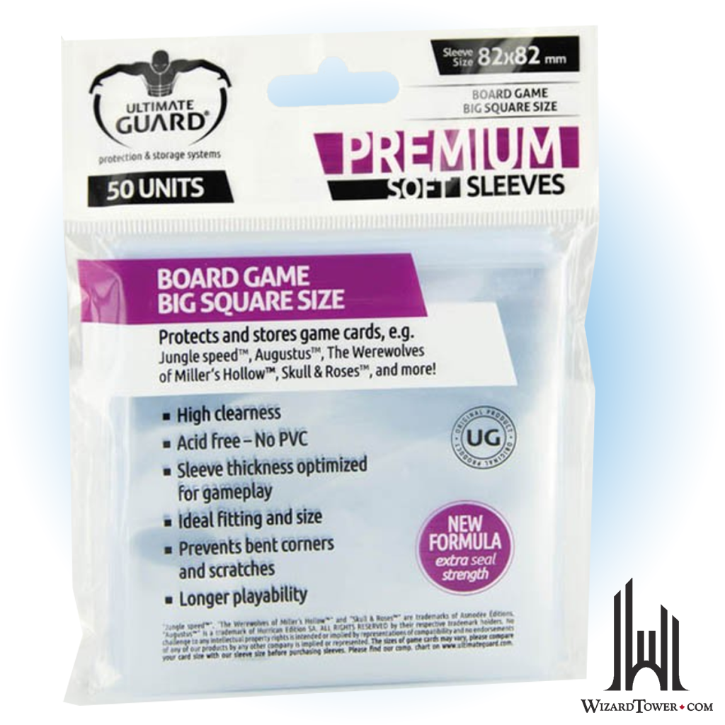Board Game Sleeves - Ultimate Guard Premium Big Square 82 x 82 mm 50ct