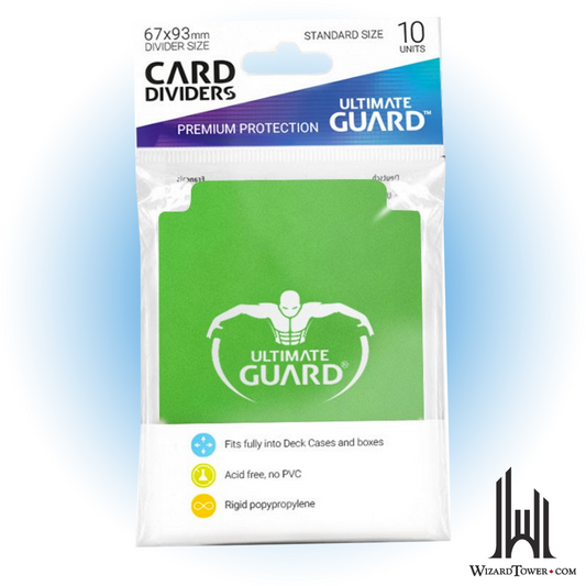 Card Divider - Green 67 x 93 mm 10ct