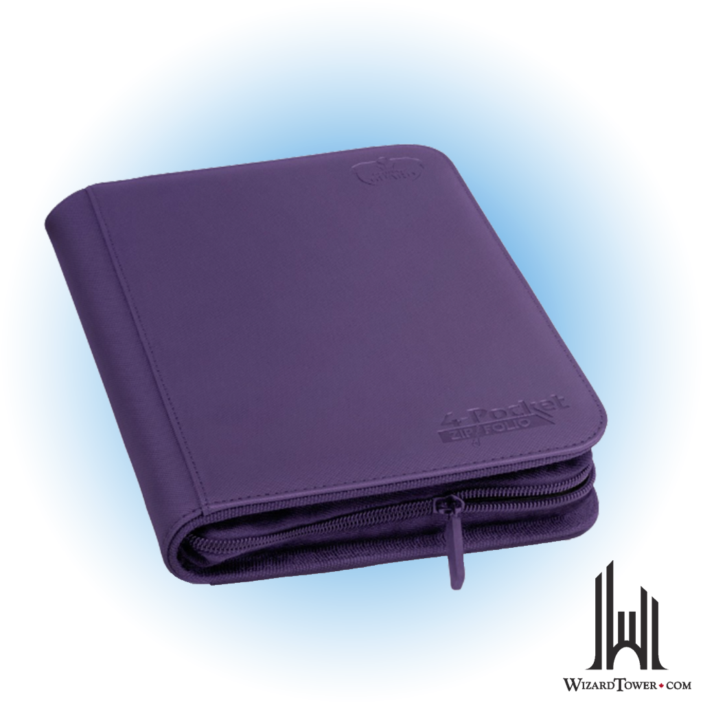 Binder - Zipfolio Xenoskin Purple 4-Pocket
