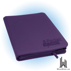 Binder - Zipfolio Xenoskin Purple 8-Pocket