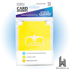 Card Divider - Yellow 67 x 93 mm 10ct