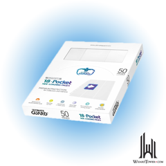 Card Holder Sheet - Side Loader White 18-Pocket Pack of 50