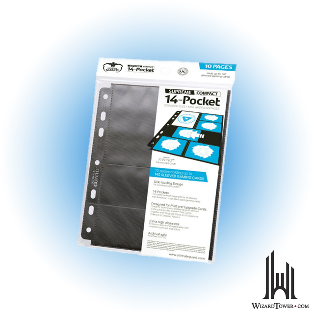 Card Holder Sheet - Mini Black 14-Pocket