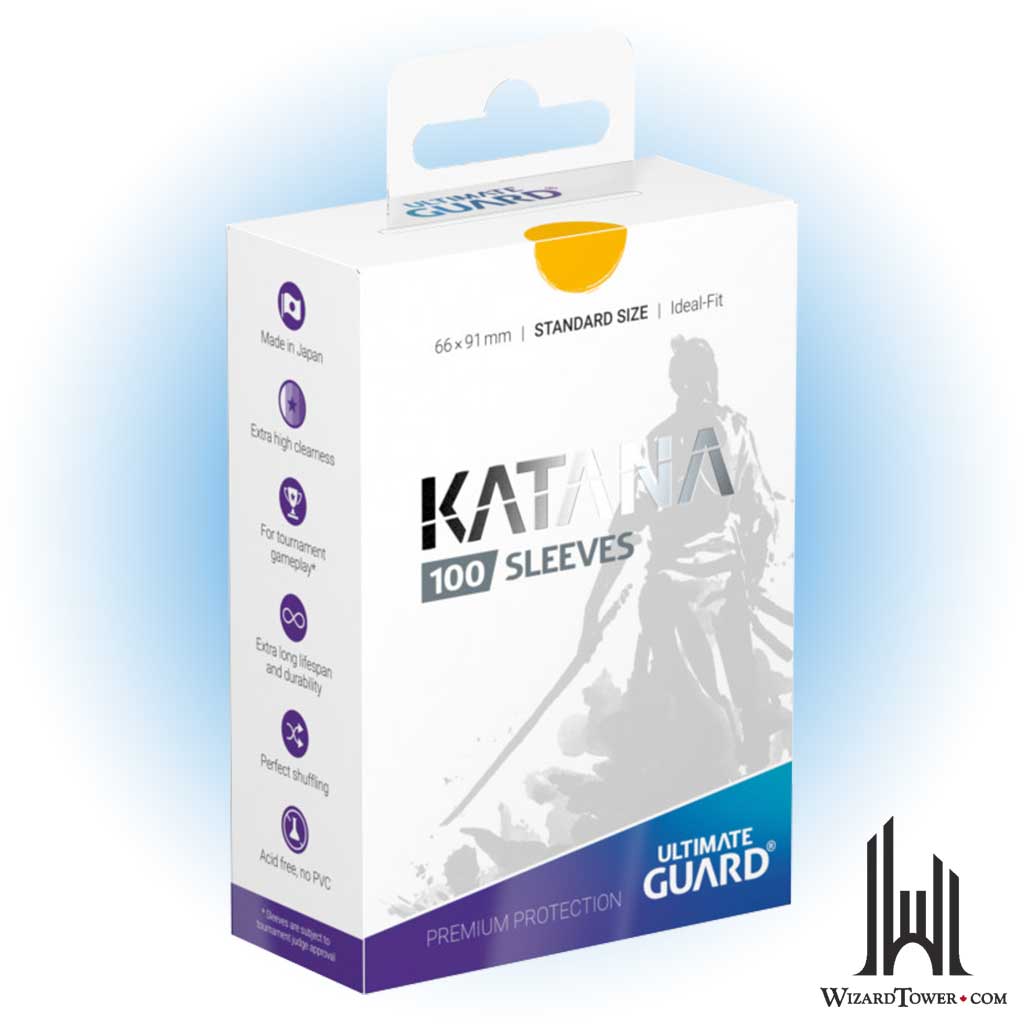 Deck Protectors - Katana Yellow 100ct – Wizard's Tower
