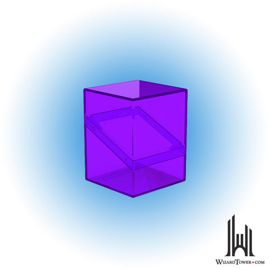 Deck Box - Boulder - Clear Amethyst 100+